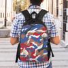 Southes Anime Erics Backpack for Women Men Water Resistant College School Camouflage Bag Printing Bookbags