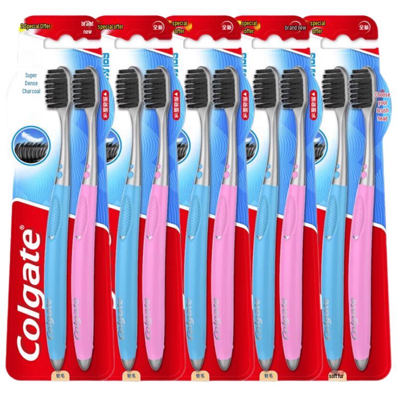 Colgate Ultra-Dense Charcoal Soft Toothbrush