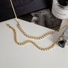 Yori Stainless Steel Imitation Pearl Bracelet Necklace For Women Stainless Steel Delicate Daily Sweet Jewelry Accessories