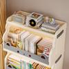 Children's Movable Multi-Layer Bookshelf and Storage Rack