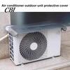 AC Unit Sun Protection Cover Air Conditioner Outdoor Cover, Aluminum Foil Condenser Dust Protective Waterproof Dust-Proof Insulation for Conditioning