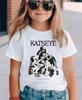 Summer Short Sleeve Tops Global Girl Group Katseye Graphic T Shirt Kids Casual Cotton Tshirt Baby Girls Tshirt Toddler Boys Top