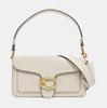 [Pre-Owned] Tabby 26 White Leather Crossbody Bag Handbag Shoulder Bag Gold Hardware Detachable Strap - Unused #GNG3EC