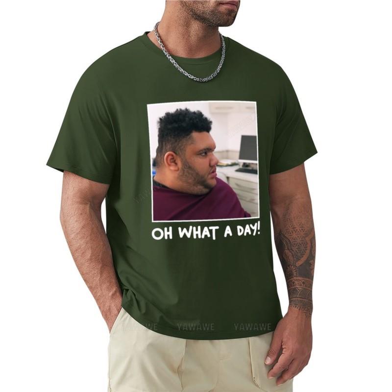 

oh what a day - harvey price - T-Shirt summer t-shirt custom t shirts design your own tees T-shirts for men cotton 2XL