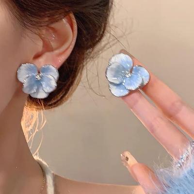 Boucles d'oreilles puces Fleur - Design frais, doux et polyvalent pour femmes