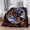 Cartoon Printed Blanket Picnic Blankets Princess Villains Queen Warm Blanket Soft and Comfortable Home Travel Birthday Gift