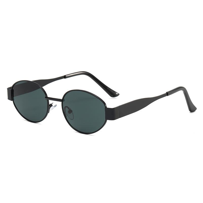 

New Arc de Triomphe oval metal small frame sunglasses women s high-end fashion sunglasses sunshade glasses