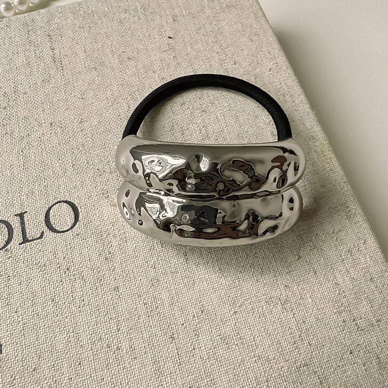 

Металлическая большая модная кованая арка, родиевая лента для волос с конским хвостом, заколка для волос, головные уборы, винтажные украшения, аксессуары