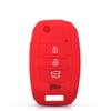 Folding Car Remote Silicone Key Case Cover Fob 4 Buttons Flip For KIA Rio Sportage 2016 Ceed Sorento Cerato K2 K3 K4 K5
