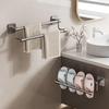 DANLE Multifunctional Self-Adhesive Wall-Mounted Towel Rack