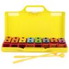 8 Note Xylophone Professional Percussion Instruments for Children with 2 Drumsticks 1 Yellow Box