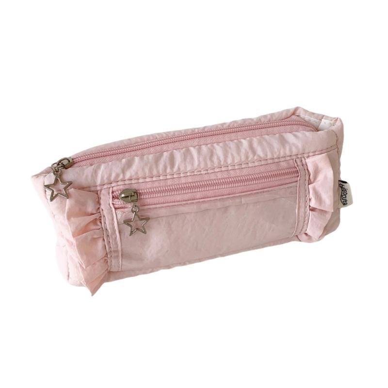 Pencil Pouches Makeup Bag School Office Stationeries Supply Bag Pen Box Pencil Case For Kids Students Desktop Organizers
