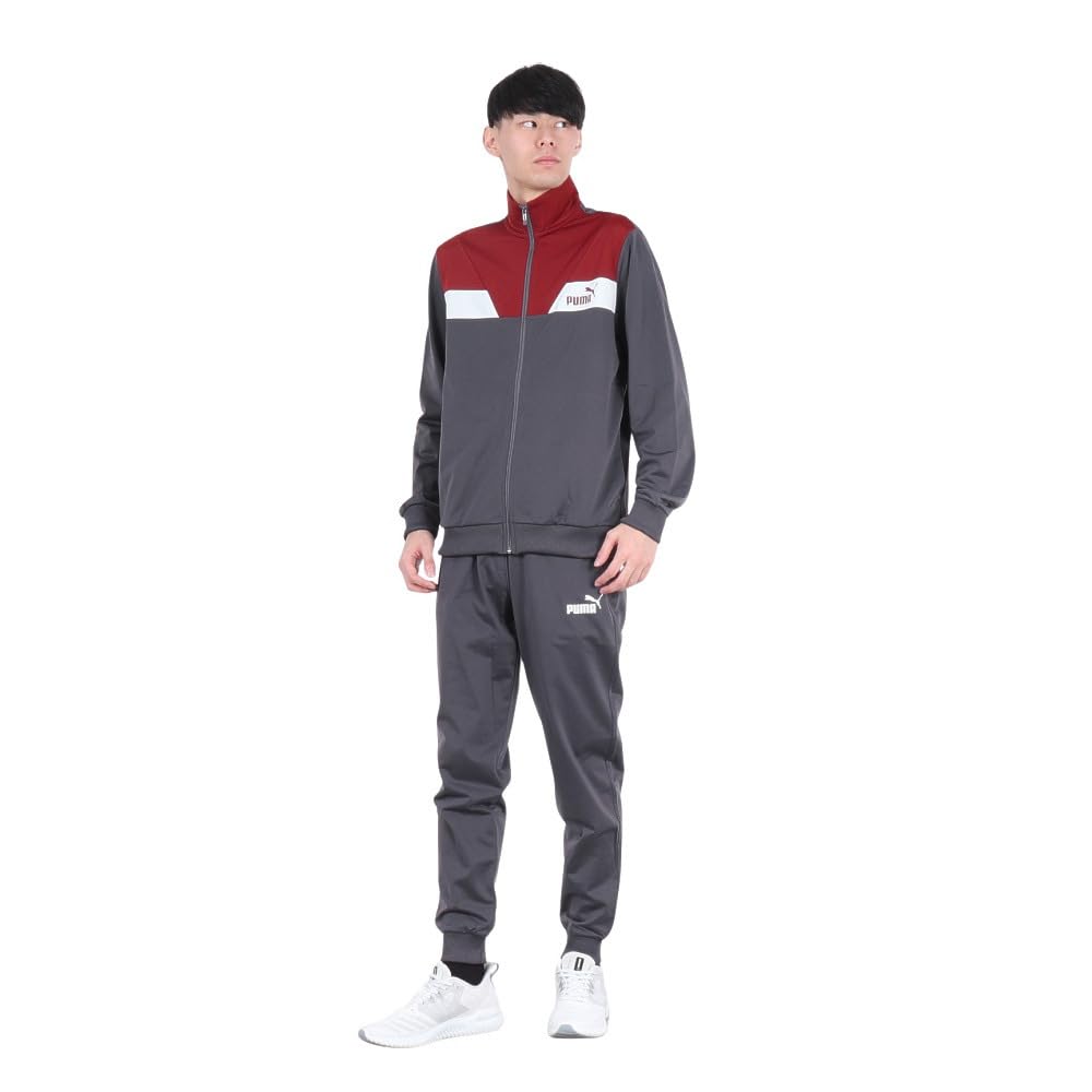 PUMA Power Poly Suit Sports Jersey Galactic Gray Men's (684188) Set, Fall/Winter 2024, (69)