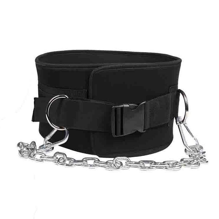 Weighted Fitness Belt for Pull-Ups & Squats with Thick Chain
