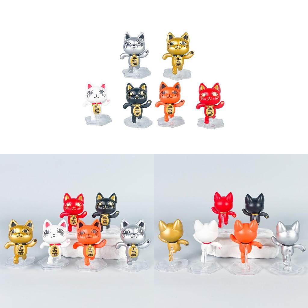 Dandadan Pvc Cat Action Figures Model Toy Desktop Decoration Cute Gift Kids