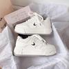Popular Muffin Versatile Little White Shoes Women's Spring and Autumn Senior Feeling Thick Baseplate Shoes 2025 New Dad Casual Sports Shoes
