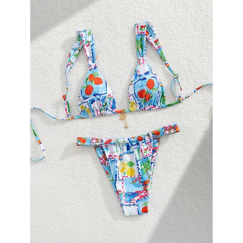 

Бикини пуш-ап Микро бикини Набор Новый Женский Купальник Сексуальный Женский Купальник Цветочный Купальник Стринги Бикини Купальные Костюмы S