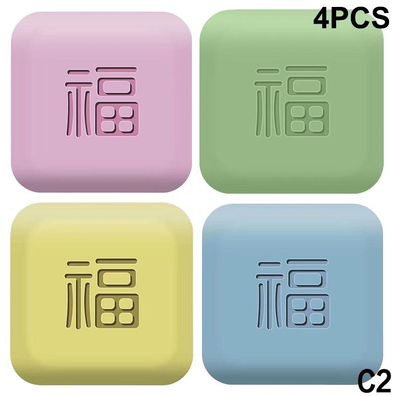 1/2/4pcs Self-Adhesive Silicone Door Stopper Wall Protectors Mute Anti-Shock Buffer Crash Pad Door Handle Protection