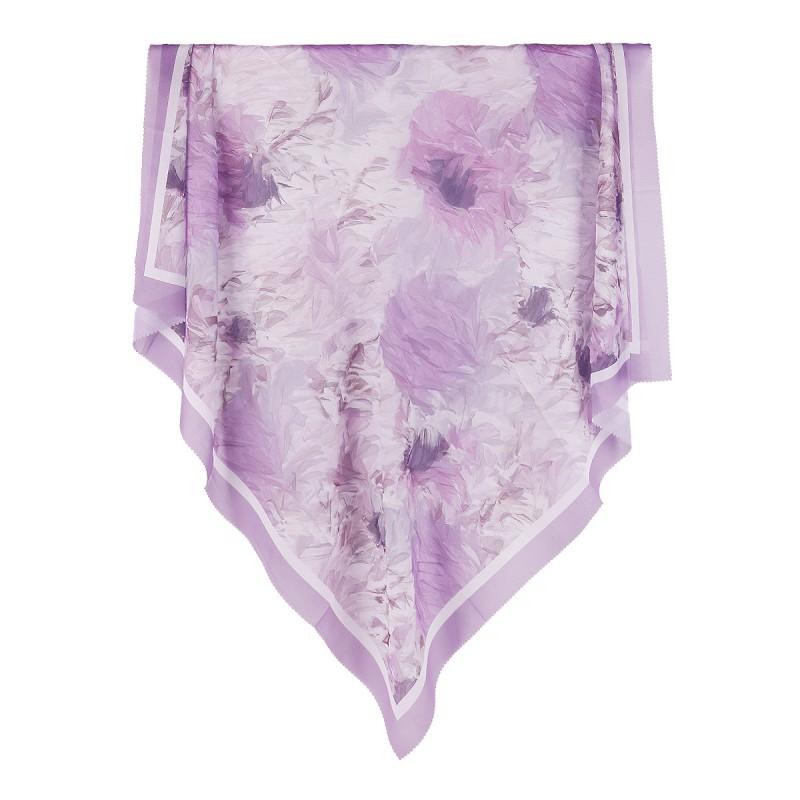 Cotton Linen Printed Square Scarf 110x110cm Lightweight Wrap Women Boho Style Headwrap Neck Accessory