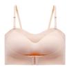 Summer underwear women's ice silk small breasts gather, non-slip, close sub-breasts, anti-sagging, seamless tube top, beautiful back bra cover, thin
