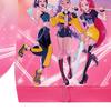 Kids Girls POP Singer Rumi Zoey Mira Printed Casual Hooded Zipper Long Sleeves Jacket Coat