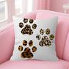 Fashion Cool Leopard Print Personalized Picture Text Home Decorative Pillows Household Gifts 45X45Cm