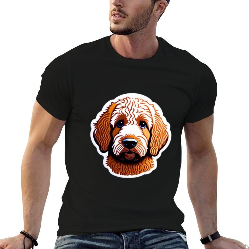 Golden Retriever T-Shirt Simple Casual T-Shirt