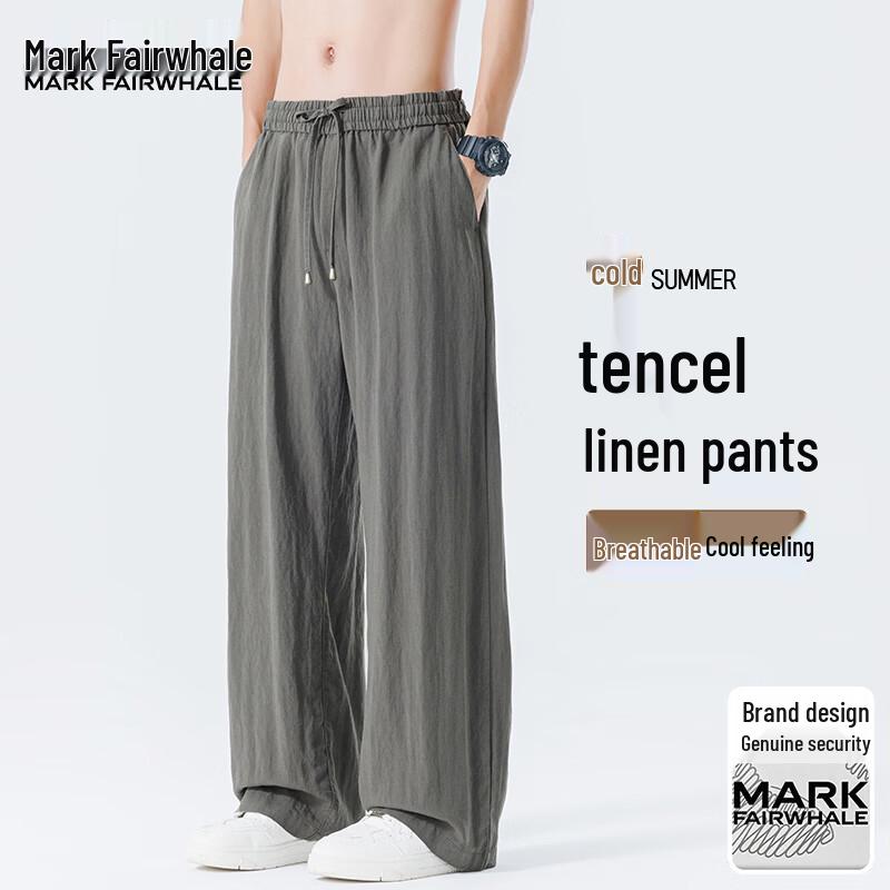 MARK FAIRWHALE Men s Straight-Leg Lyocell Blend Casual Pants XL