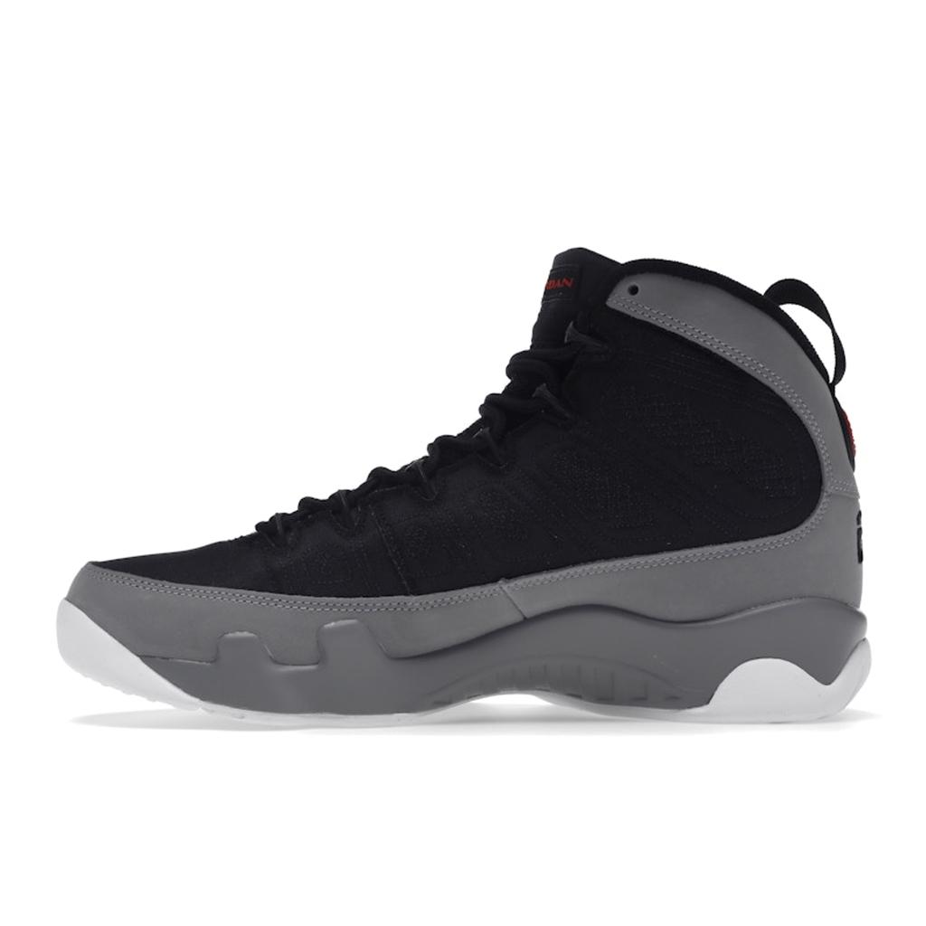 Air Jordan 9 Retro Particle Grey Men Sneakers Black University-Red White CT8019-060