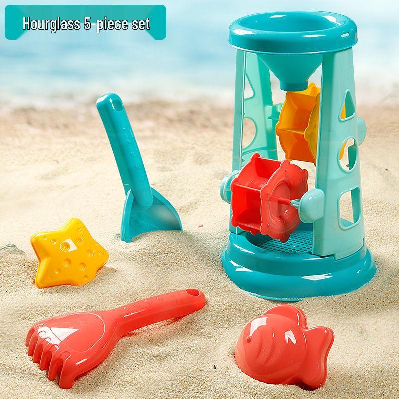 Jianxiong Beach and Water Play Set: Shovels, Sand Digging Tools, Car, and Bucket for Outdoor/Indoor Use