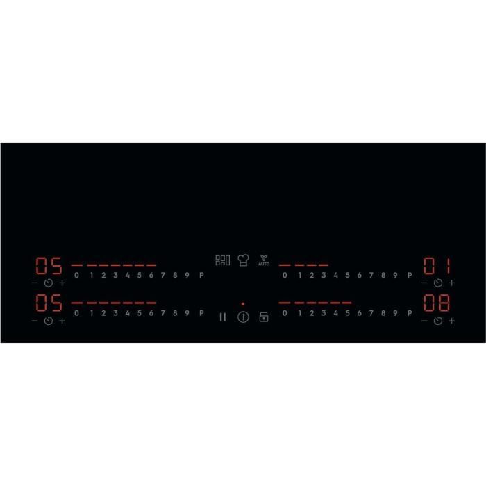 Plaque a Induction - ELECTROLUX - EIV66453I - 4 Foyers - 7350 Watts - Verre Trempé