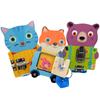 Montessori Preschool Puzzle Learning Basic Skills Unlocking Toys Cute Animals Wooden Games Teaching Aids