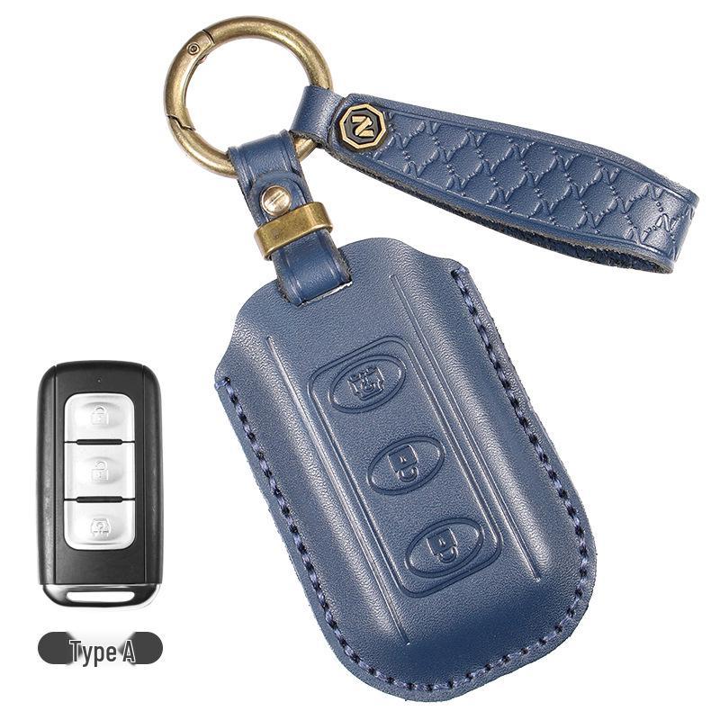 Dongfeng Fengguang 21-Model Key Case for 580Pro, S560, 500, E3, iX5 - New Energy Cowhide Buckle.