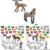 Kids Toy Animal Model Pvc Farm Scene Decor For Children Playroom Playset
