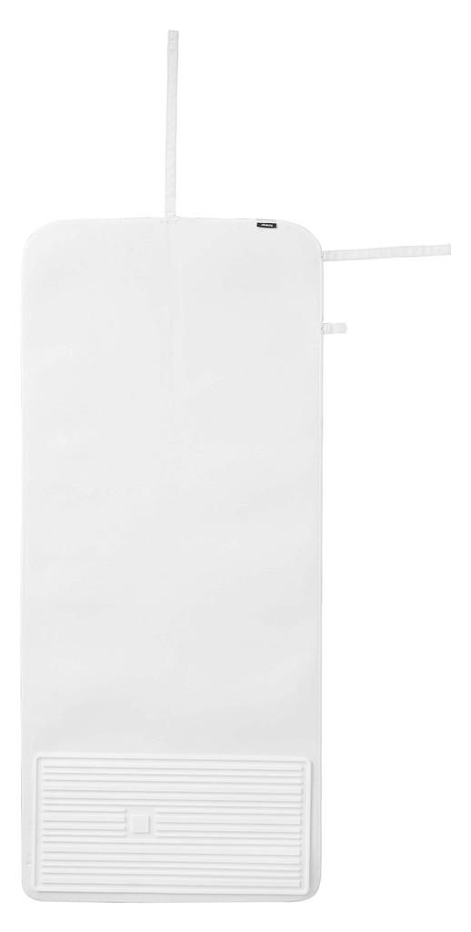 Yamazaki Jitsugyo 5683 Silicone Iron Mat with Iron W109XD48XH1 Tower Easy Ironing Board Place, White, Approx. (excluding handle) cm, Tabletop,