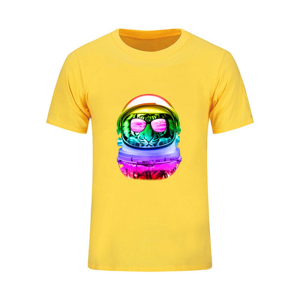 Men S T Shirt Fashion White Black 3D Print Cool Space Male T Shirt 100