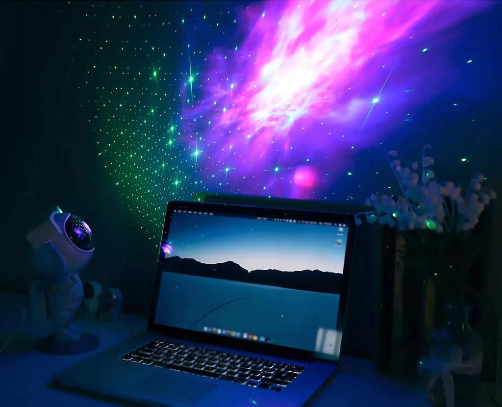 Projektor Gwiazd, Lampka Nocna Led Astronauta + Pilot