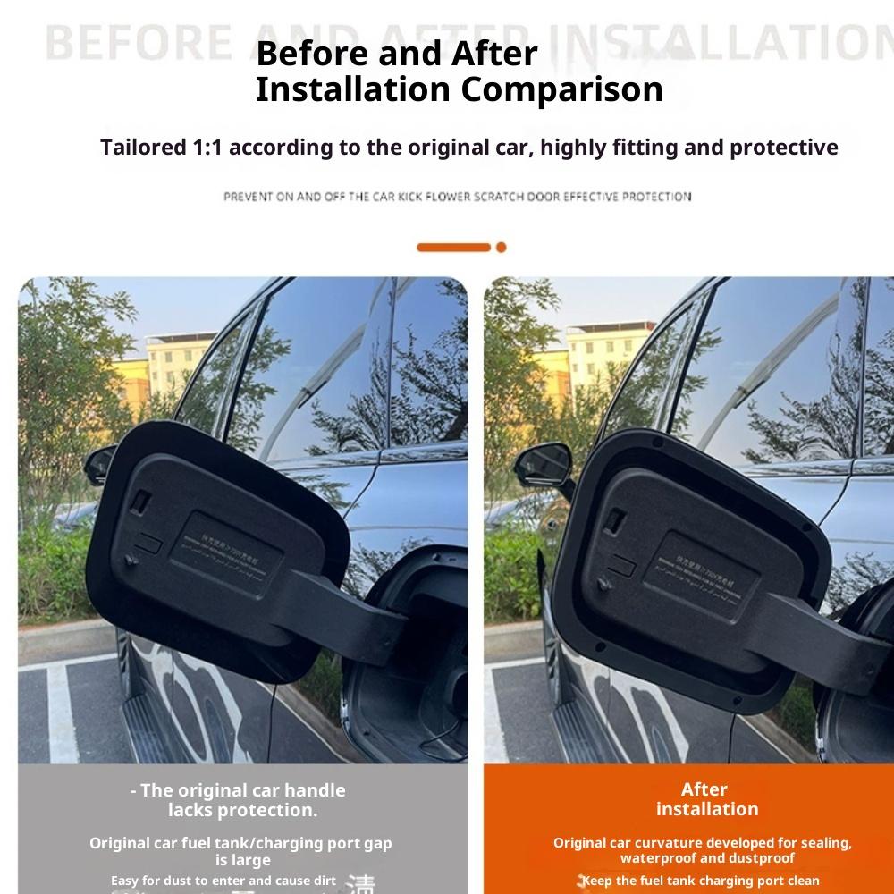 For Leapmotor C10 C16 Fuel Tank Cap Charging Port Seal Ring Waterproof Dustproof Protection Modification
