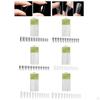 240 Pieces Fake Nails Tips Artificial Manicure with Box Soft Women Girls Elegant Clear Press On