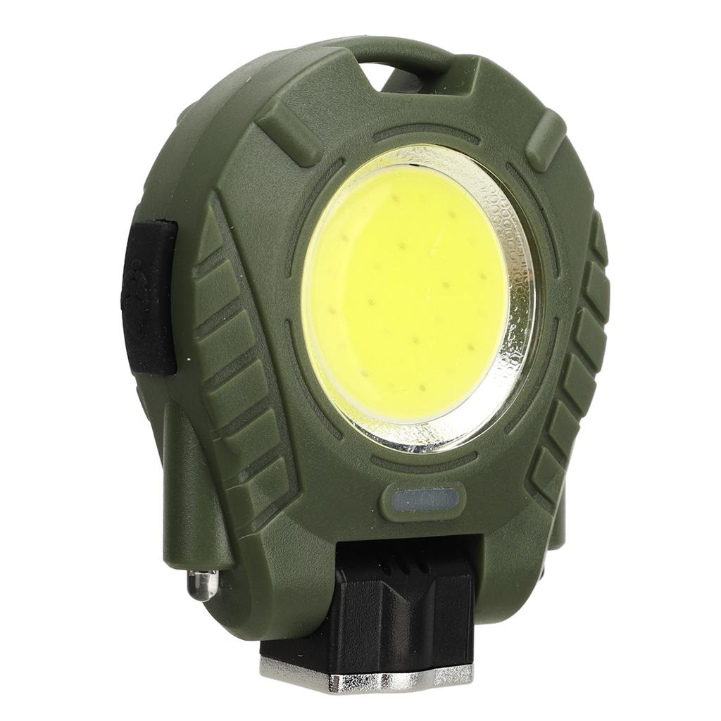 LED Clip On Hat Lamp with Bottle Opener COB Keychain Work Light for Outdoor Camping Lighting