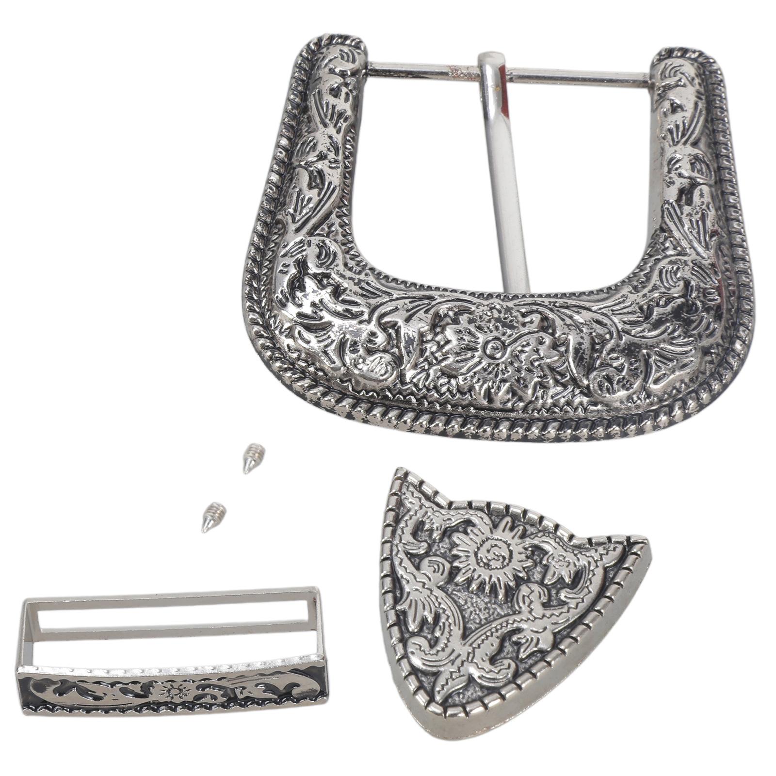 

Сверхпрочная ковбойская пряжка для ремня в западном стиле с цветочной гравировкой, антикварный набор пряжек для поясного ремня, декоративная пряжка для пояса 6