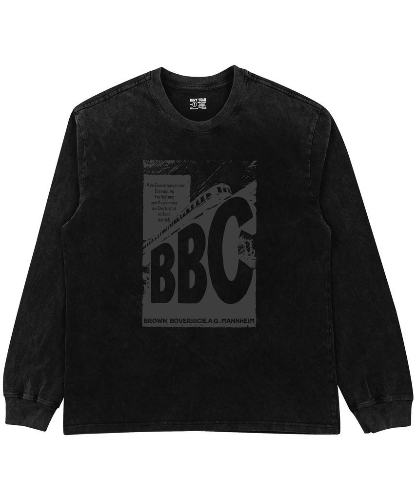 NAVYTEAM Bbc Pigment-Dyed Long T-Shirt
