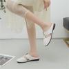 Women Flat Shoes Soft Sole Slip On Casual Open Back Loafers Large Size Comfortable Walking Shoes for Everyday Use