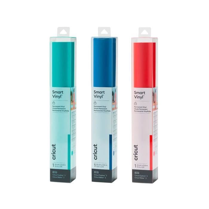 Feuilles thermocollantes - Cricut - 3 rouleaux - Multicolore - 91 x 33 cm - Sportflex