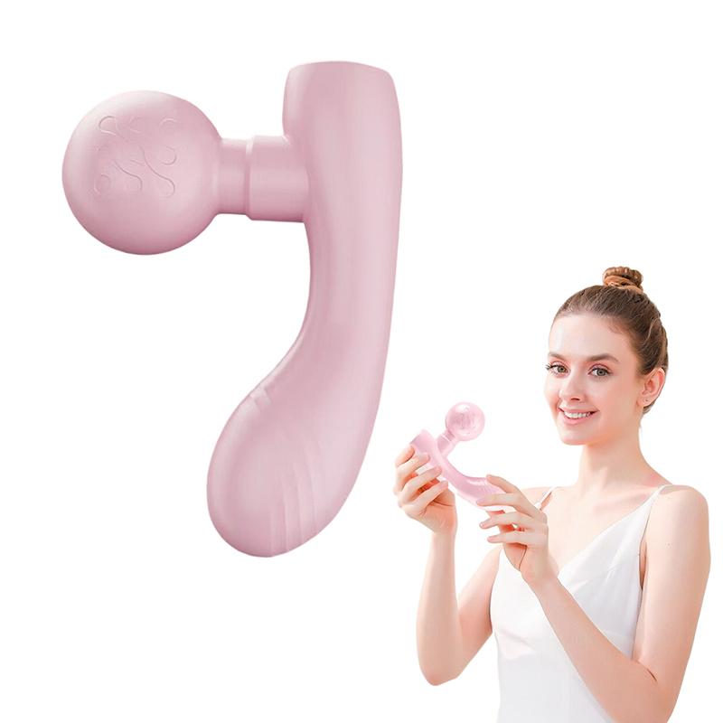 Mini Fascia Tool Vibrating Fast Rechargeable Dual Head Both Portable Muscle Relaxation Full Body Universal Massage Artifact