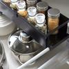 Multiple Functional Metal Organizers Rack Strong Carbon Steel Easy Assembly Brackets for Small Space Bathroom Kitchen