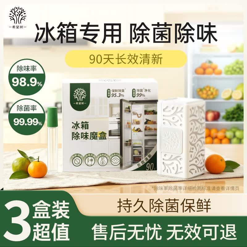Refrigerator Odor Eliminator & Freshener