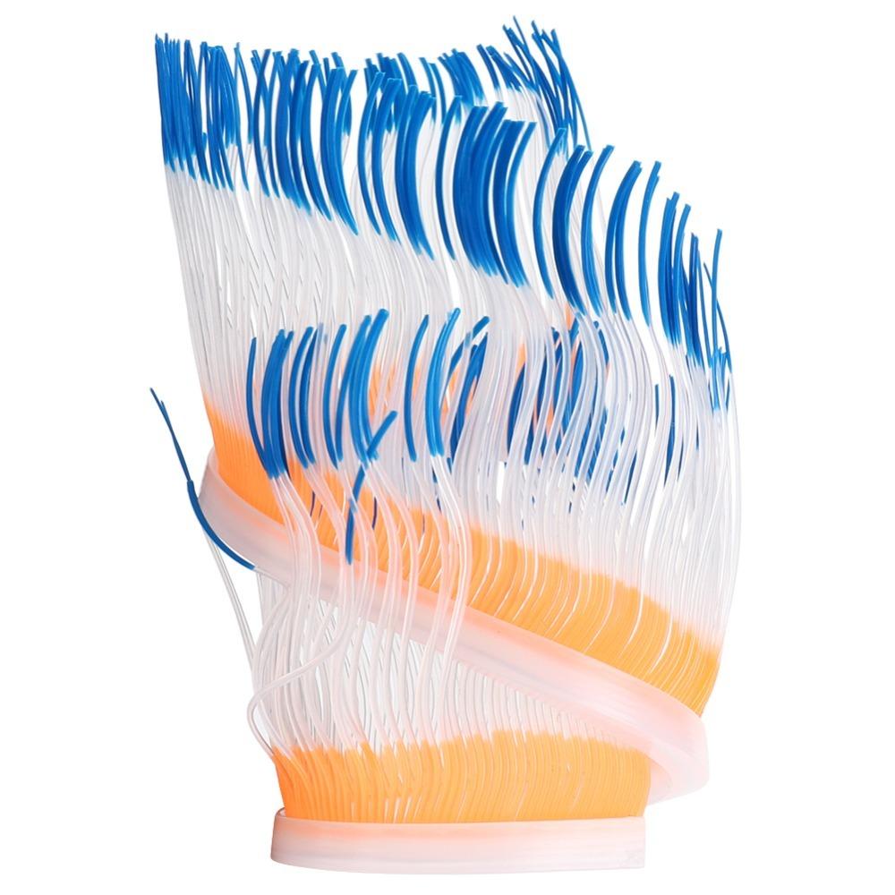 Glowing Aquarium Ornament Silicone Fish Tank Decorations Artificial Coral  Aquarium