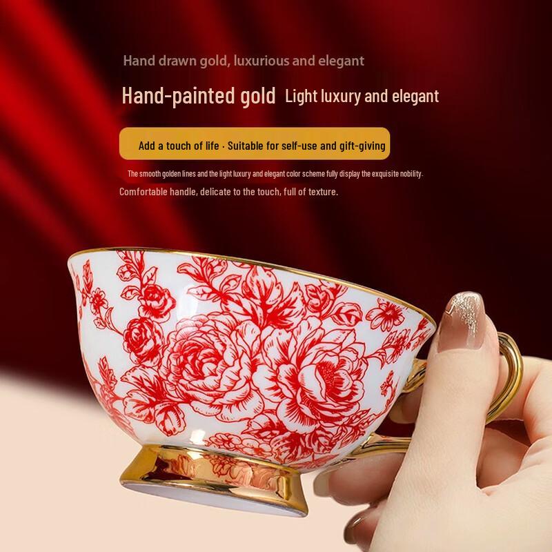 Xiaoyueya Exquisite Ceramic Coffee Mug Gift Set