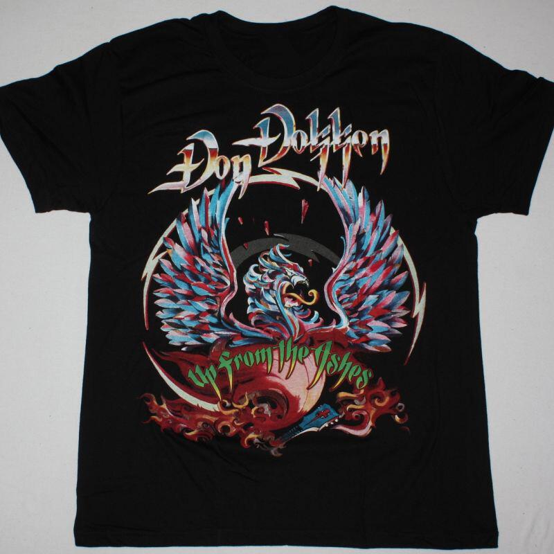 DON DOKKEN UP FROM THE ASHES Black Men S-5XL T-shirt Cotton